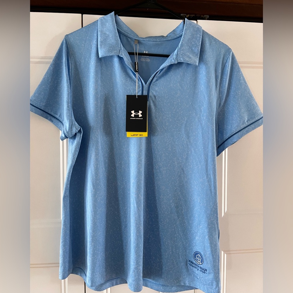 NEW Women’s Under Armour  Blue Polo